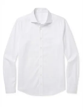 Easy-iron pinpoint shirt