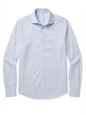 Easy-iron pinpoint shirt
