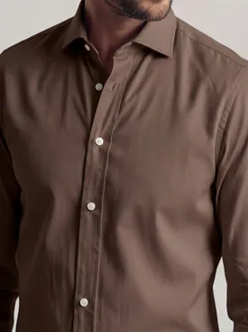 Thick gabardine shirt