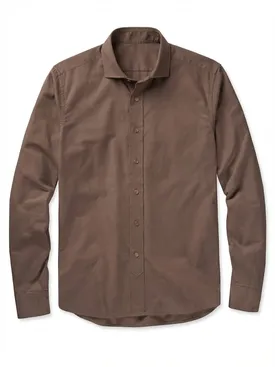 Thick gabardine shirt