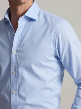 Easy-iron poplin shirt