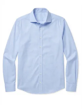 Easy-iron poplin shirt