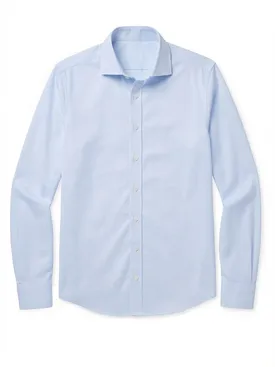 Easy-iron poplin shirt