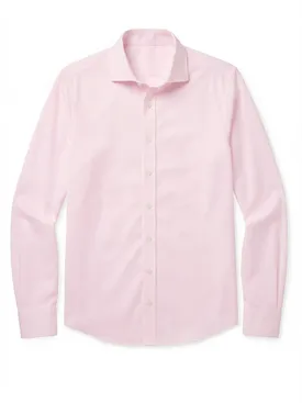 Easy-iron poplin shirt