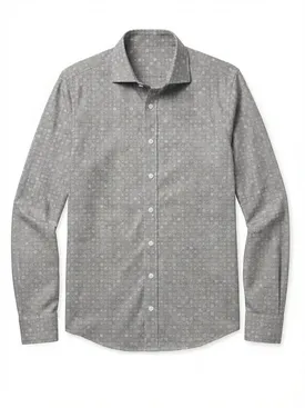 Very light patterned flannel shirt