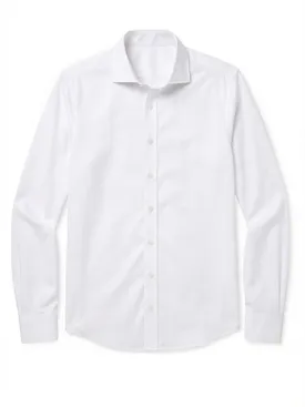 Easy-iron poplin shirt