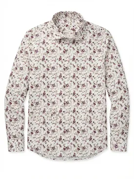 Printed poplin shirt
