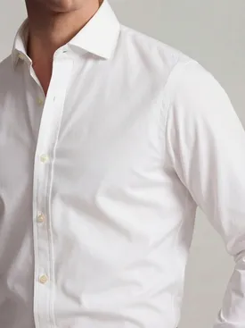 Stretch poplin shirt