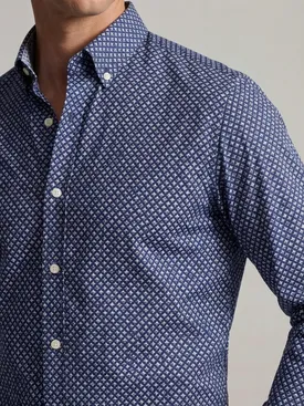 Printed end-on-end shirt