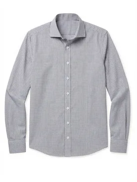 Easy-iron poplin shirt