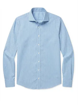 Easy-iron poplin shirt