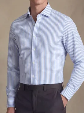 Easy-iron poplin shirt