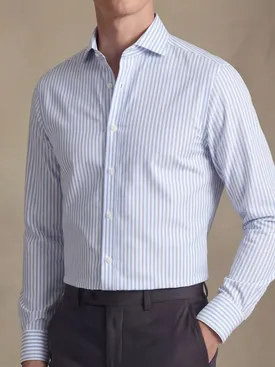 Easy-iron poplin shirt