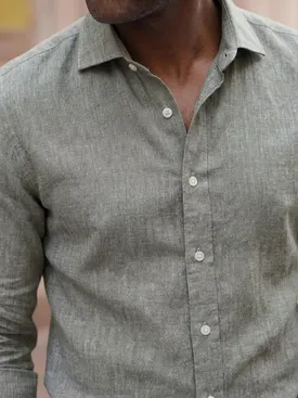 Thick and durable linen shirt