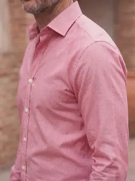 Plain red End-on-end Shirt