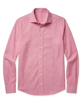 Plain red End-on-end Shirt