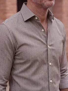 Plain brown Twill Shirt