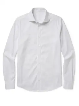 Checked Gray Poplin Shirt
